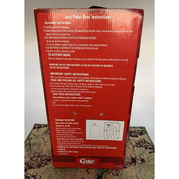 Coca-Cola Musical Polar Bear Jazz Band Sax Player Christmas Decor Music Works - Picture 13 of 14